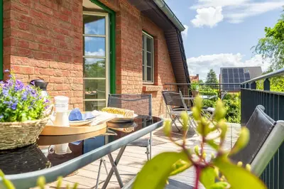 Ein Balkon oder eine Terrasse in der Unterkunft Sonnenblick