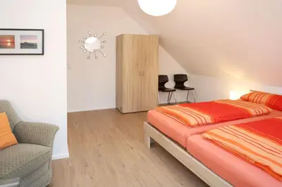 Ein Bett oder Betten in einem Zimmer der Unterkunft Haus Waldwiese