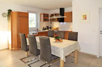 Küche/Küchenzeile in der Unterkunft Haus Waldwiese