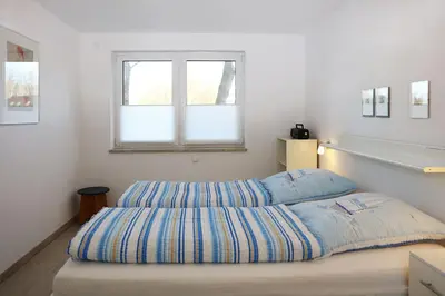 Ein Bett oder Betten in einem Zimmer der Unterkunft Haus Waldwiese