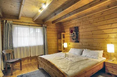 Ein Bett oder Betten in einem Zimmer der Unterkunft Bogdanski