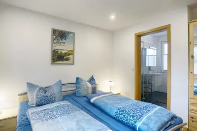 Ein Bett oder Betten in einem Zimmer der Unterkunft Haus Havelland