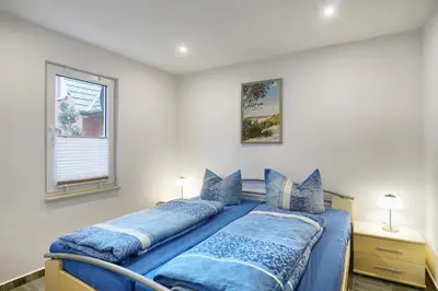 Ein Bett oder Betten in einem Zimmer der Unterkunft Haus Havelland