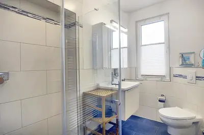 Ein Badezimmer in der Unterkunft Haus Havelland