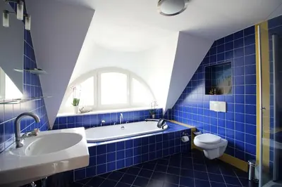 Ein Badezimmer in der Unterkunft Nebelstation
