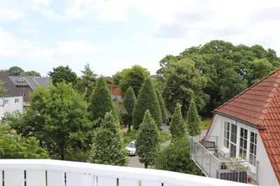 Das Gebäude in dem sich die Ferienwohnung befindet
