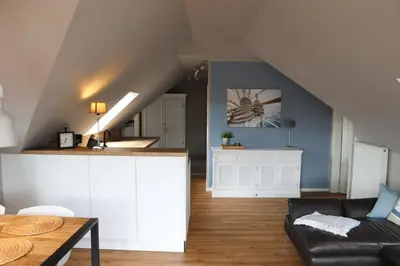 Küche/Küchenzeile in der Unterkunft Penthouse Sonnenuhr