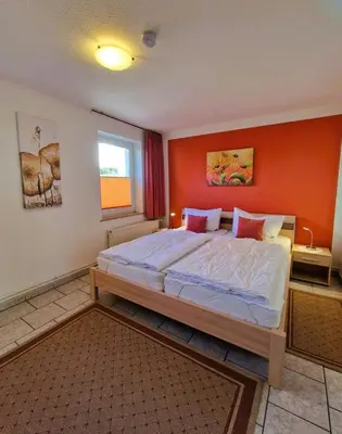 Ein Bett oder Betten in einem Zimmer der Unterkunft Hägerende 