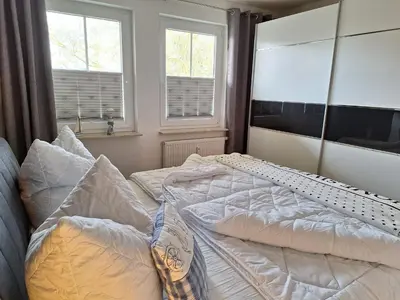 Ein Bett oder Betten in einem Zimmer der Unterkunft Hafenstr. 28 Wohnung 3
