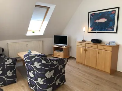 TV/Unterhaltungsangebot in der Unterkunft Hafenstr.22 Wohnung 7