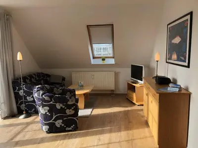 TV/Unterhaltungsangebot in der Unterkunft Hafenstr.22 Wohnung 7