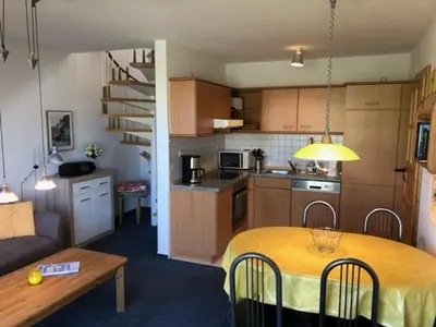 Küche/Küchenzeile in der Unterkunft Hafenstr.22 A Wg.5