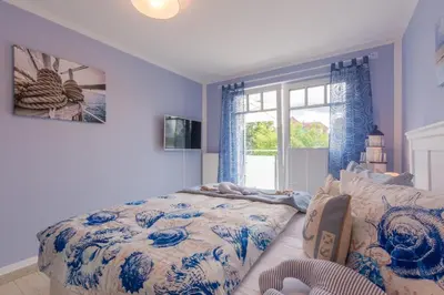 Ein Bett oder Betten in einem Zimmer der Unterkunft Hafenstr.27 