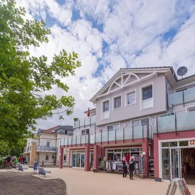 Das Gebäude in dem sich die Ferienwohnung befindet