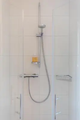 Ein Badezimmer in der Unterkunft Hafenstr.27 