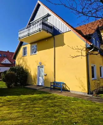 Das Gebäude in dem sich die Ferienwohnung befindet