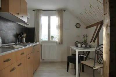Küche/Küchenzeile in der Unterkunft Traumfängerhaus Engel