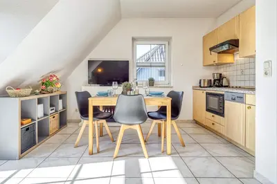 Küche/Küchenzeile in der Unterkunft Kavelweg 43 OG