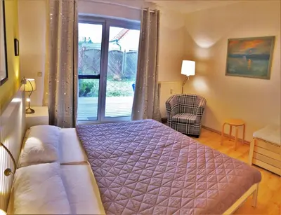Ein Sitzbereich in der Unterkunft Klosterstr. 14 Wohnung 3