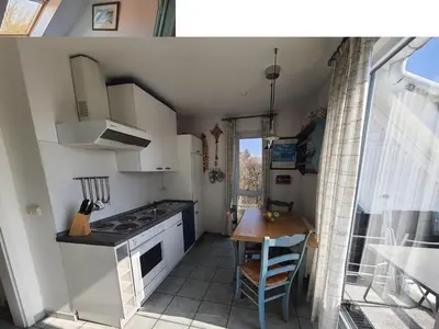 Küche/Küchenzeile in der Unterkunft Klosterstr.14 Wohnung 10