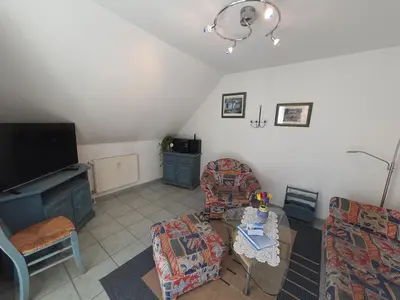 Ein Sitzbereich in der Unterkunft Klosterstr.14 Wohnung 10