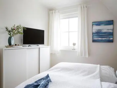 TV/Unterhaltungsangebot in der Unterkunft Haus am Bodden mit Sauna