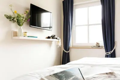 Ein Bett oder Betten in einem Zimmer der Unterkunft Ferienhaus, Fuhlendorf