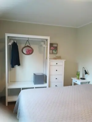 Ein Bett oder Betten in einem Zimmer der Unterkunft Klosterstr_14 Wohnung 1 _KOeNIG_