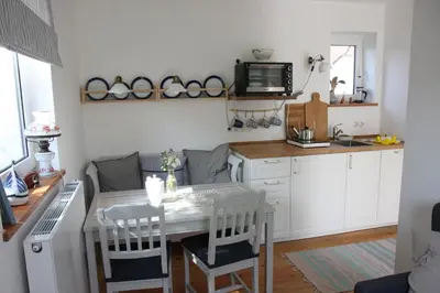 Küche/Küchenzeile in der Unterkunft Omi-Zingst - Haus Dora