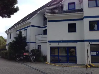 Das Gebäude in dem sich die Ferienwohnung befindet