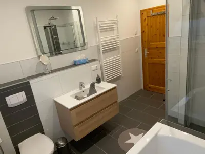 Ein Badezimmer in der Unterkunft Fewo Barth