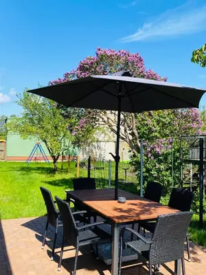 Ein Garten an der Unterkunft Fewo Barth