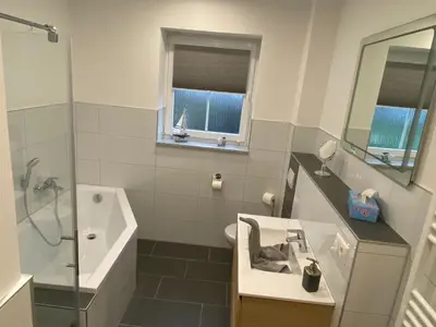 Ein Badezimmer in der Unterkunft Fewo Barth