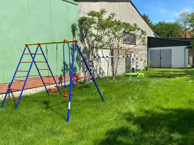 Ein Kinderspielbereich in der Unterkunft Fewo Barth