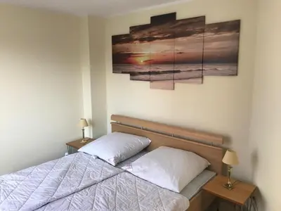 Ein Bett oder Betten in einem Zimmer der Unterkunft Klosterstr.14/Wohnung 6
