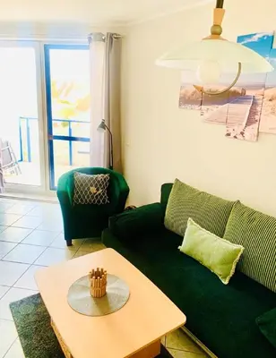 Ein Sitzbereich in der Unterkunft Klosterstr.14/Wohnung 7