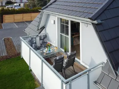 Das Gebäude in dem sich die Ferienwohnung befindet