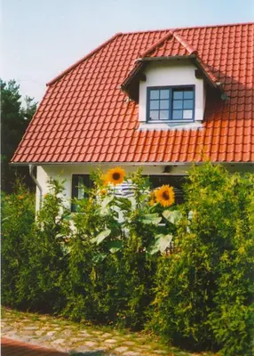 Ein Garten an der Unterkunft Lindenstr.32b