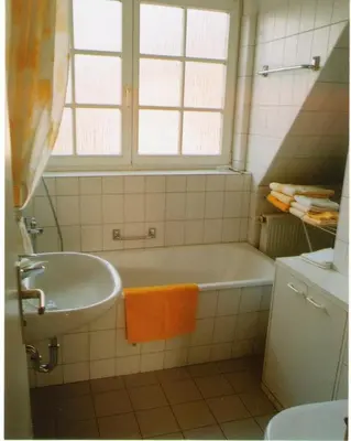 Ein Badezimmer in der Unterkunft Lindenstr.32b