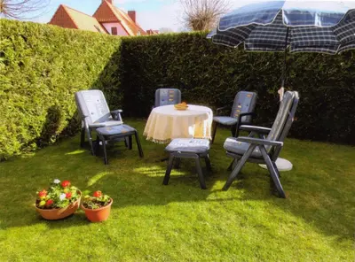 Ein Garten an der Unterkunft Lindenstr.32b