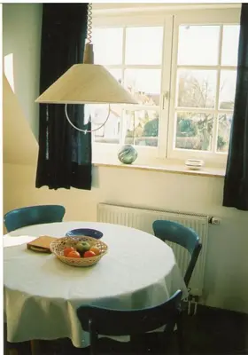 Ein Sitzbereich in der Unterkunft Lindenstr.32b