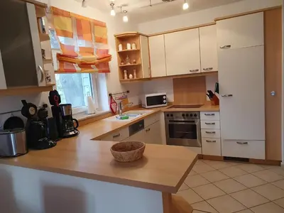 Küche/Küchenzeile in der Unterkunft Lindenstr.43 /Wohng.5