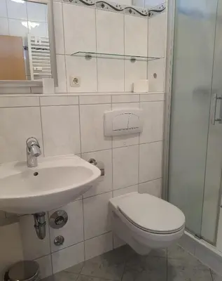 Ein Badezimmer in der Unterkunft Lindenstr.43 /Wohng.5