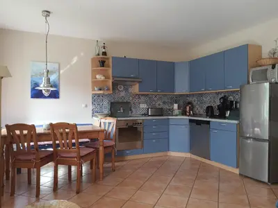 Küche/Küchenzeile in der Unterkunft Martha-Müller-Grählert-Weg 3 Wg.2