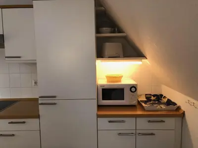 Küche/Küchenzeile in der Unterkunft Martha-Müller-Grählert-Weg 8 Wg.7