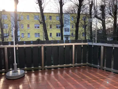Ein Balkon oder eine Terrasse in der Unterkunft Martha-Müller-Grählert-Weg 8 Wg.7
