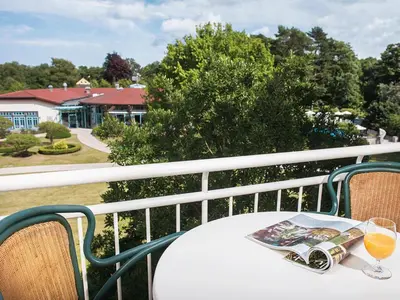 Ein Balkon oder eine Terrasse in der Unterkunft Hotel Bernstein Prerow