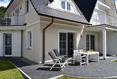 Das Gebäude in dem sich die Ferienwohnung befindet