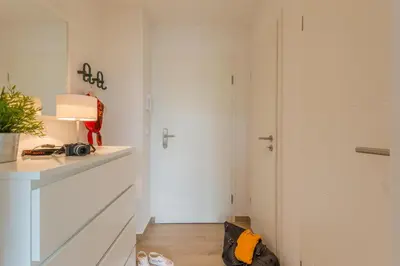 Küche/Küchenzeile in der Unterkunft Müggenburger Weg Wohnung 2/5