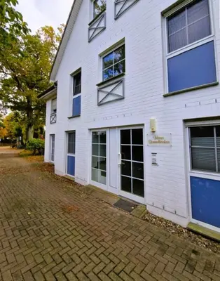 Das Gebäude in dem sich die Ferienwohnung befindet
